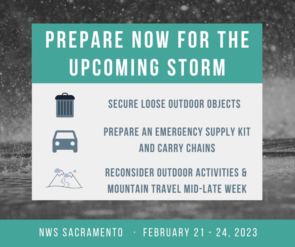 NWS Sacramento on X: How can you prepare for & stay safe during a