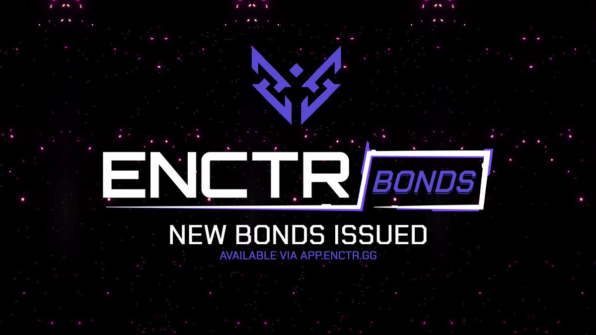 ENCTR_Official's tweet photo. New bond issued for the week of 02.19.22

$1,000 Total Bond Available
Starting Price: $1.19
Vesting: 7 Days
Type: Single Sided https://t.co/UoWd0i7drY