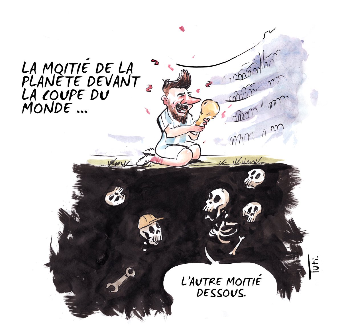 Dessin paru en décembre dernier
#dessin #dessindepresse #Quatar #coupedumonde2022