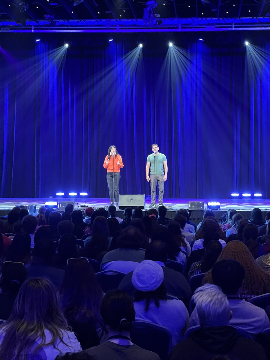 CarlosAGLive's tweet photo. Epic thank you to the students at #NACALive for the love, energy, & enthusiasm today during our showcase!
We hope to visit you soon. ❤️
#DareToSpeak https://t.co/1FKMhUk4h7