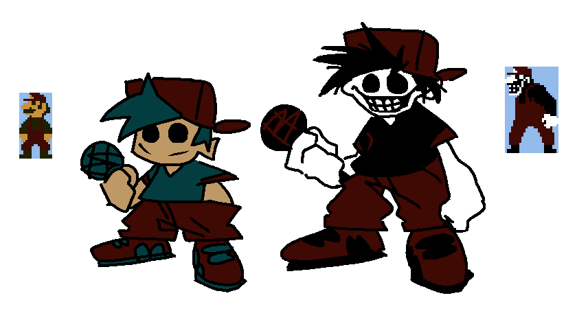 blainemandias's tweet photo. #MARIOEXE #MX85 #MARIO85 #FNF #FNFMODS #FRIDAYNIGHTFUNKIN
i dont usually post exe stuff but here
BF as MX
their name is BXML
if i make lore i'll put it below in a thread lolz https://t.co/9YckO7yFlI