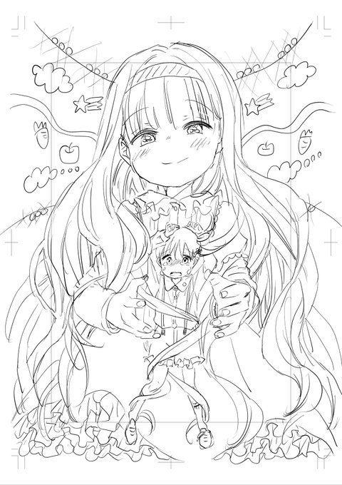 描いたけどテーマに合ってないな…とセルフボツにした表紙です😂 