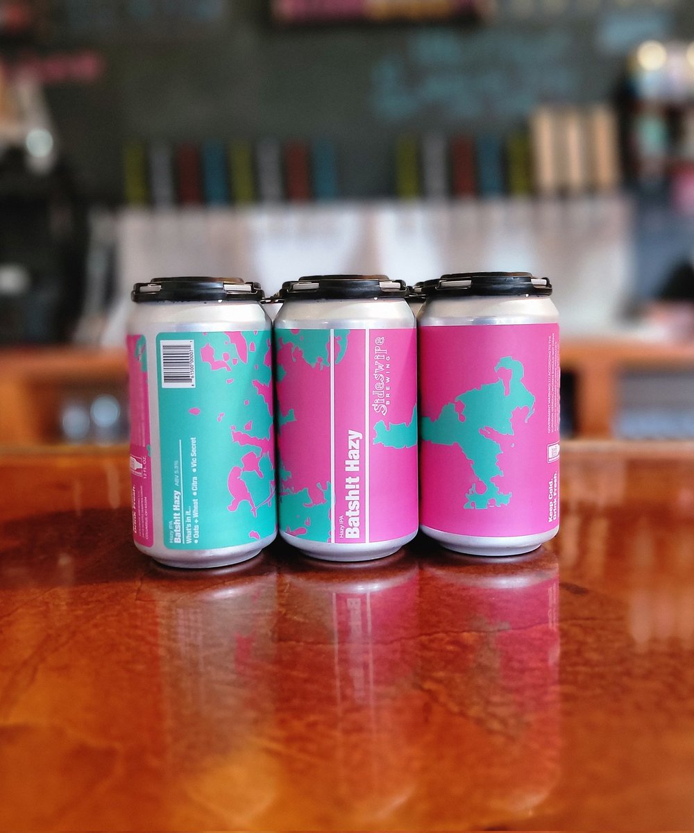 sideswipebrew's tweet photo. Are they crazy do they make your memory hazy. We call them Batsh!t Hazy!#sideswipe #brewing #brewery #brewer #bartenders #pints #flights #crowlers #growlers #sixpacks #ohiocraftbeer #drinkbeermadehere #drinkupcolumbus #drinklocal #craftdrafts #water #malt #yeast #hops #cbus https://t.co/gWsdLdjlQ8