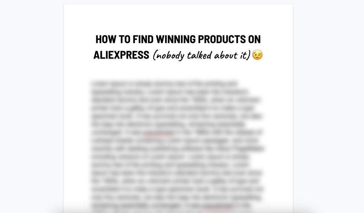 NEW Method to find your next $100K product to sell on Aliexpress for FREE, nobody talked about it! 💰

I'll share this doc for 100% FREE (Next 24 Hrs Only)

Like, RT and comment with “ALIX” and i’ll DM it to you asap!

MUST BE following!