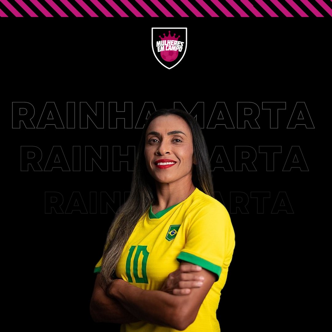 blog_mec's tweet photo. ANIVERSÁRIO DE NOSSA MAJESTADE, MARTA SILVA!
A rainha Marta completa 37 anos hoje!
Marta é mais que uma atleta, é um exemplo. Ao longo de sua carreira, quebrou recordes e barreiras para ser quem é.
Parabéns Rainha!
#futebolfeminino
#marta10 #RainhaMarta https://t.co/VllPaijgCk