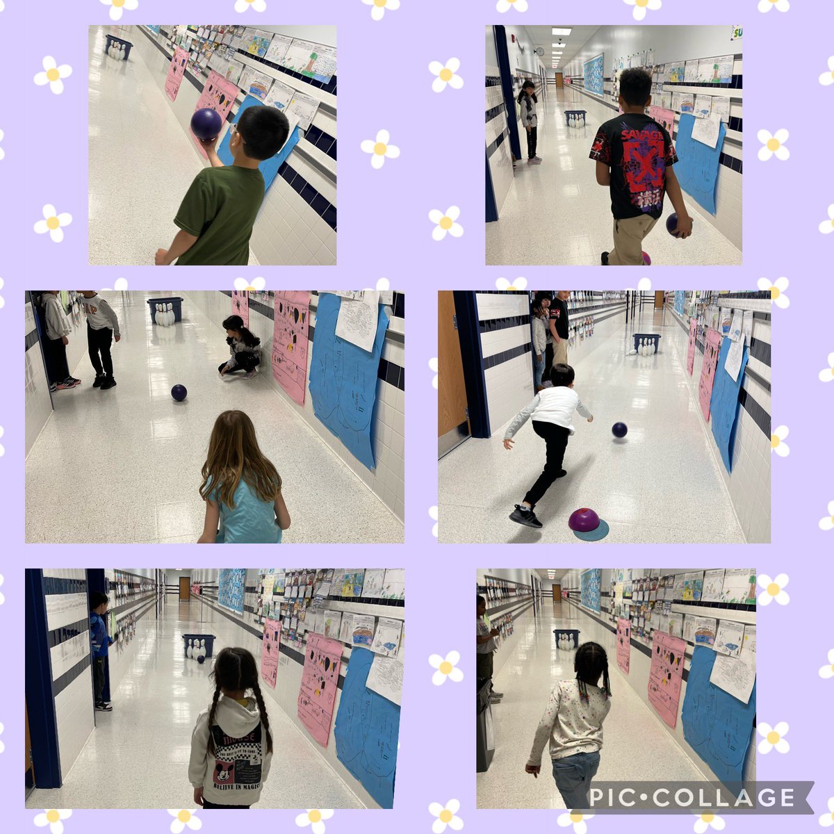 MsVH2ndgrade's tweet photo. Indoor recess limits students physical activity level. Thankfully our awesome PE department @jillzat32 helped change that. Indoor bowling 🎳 allowed students to move a lot more during recess. They LOVED it! 🤩 https://t.co/hdCayLNJzz