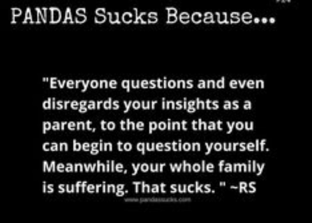 melpayne77's tweet image. Who would have thought a strep infection could cause a whole family to fall apart? #Pans #Pandas #BrainInflammation #AutoImmune #OCD #Anxiety #childrensmentalhealthweek #PansPandasUK