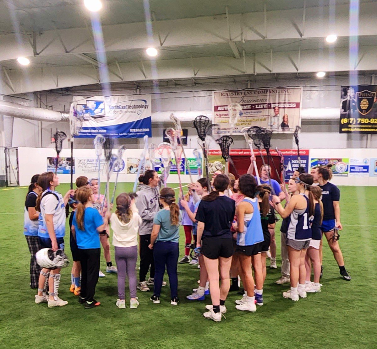 Great day with <a href="/StormClubLax/">Storm Club Lacrosse</a> 💪🏻🥍 Thank you for getting our girls ready for Spring!