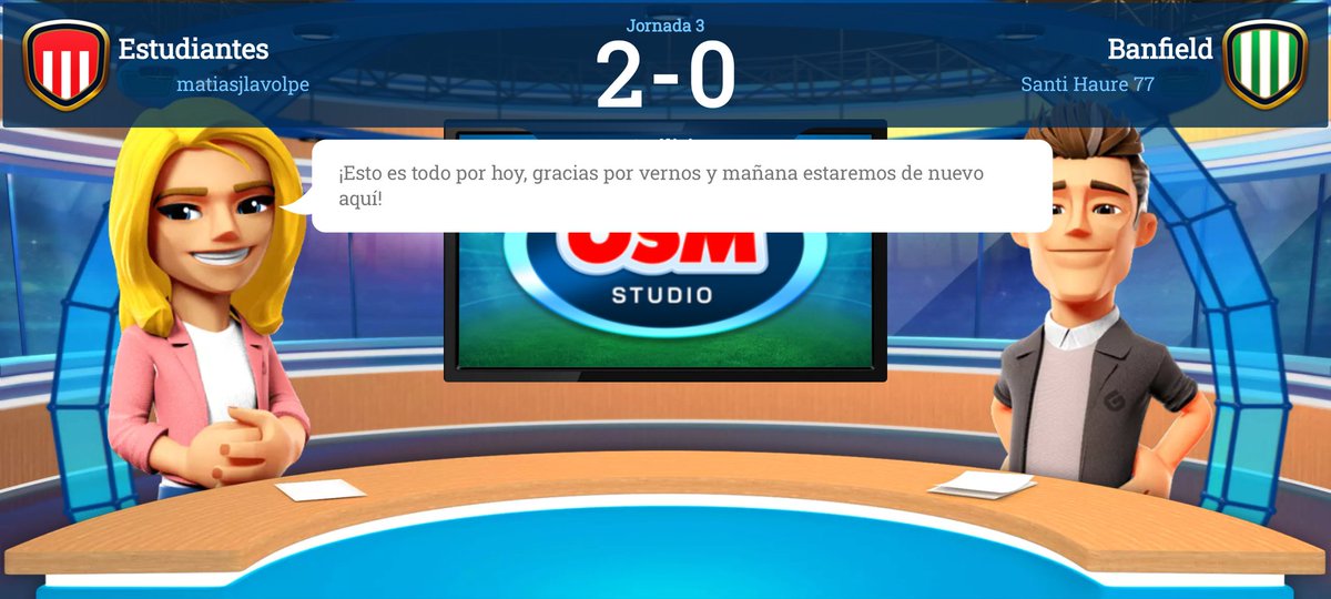 FIN DEL PARTIDO
Victoria 2-0 ante @AimarPablito2 🤝
32' ⚽M.Godoy
46' ⚽Cunha
@Osm_Arg #osm #EDLP