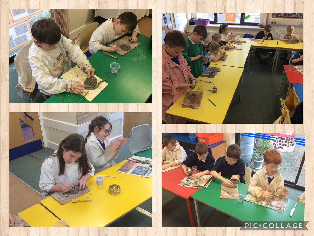 Y3Hunmanby's tweet photo. Ammonites - Our Art and Design project has seen us explore artistic techniques through sketching, printmaking and sculpture. https://t.co/Q7j4SsEaUz