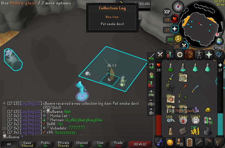 uEnvy_'s tweet photo. #6 Pet smoke devil on the UIM (43 kc) My main is 7.9k without pet 🤣 https://t.co/pRwEBfq0Hw