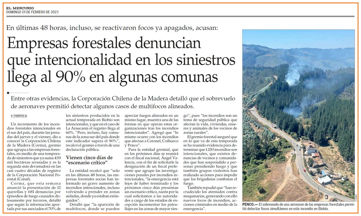 sergiou01329861's tweet photo. "El las últimas 48 horas, las empresas forestales han informado de grave aumento de incendios intencionales, incluso volviendo a activarse en zonas donde habían sido extinguidos. Sobrevuelo de aeronaves detectó inicio de distintos focos de incendio alineados en un mismo momento". https://t.co/CeZc2QdmHN