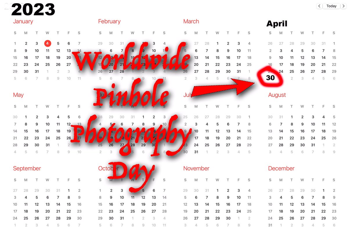 Anybody got plans for Pinhole Day? #pinhole #lensless #pinholephotography #pinholeday #wppd