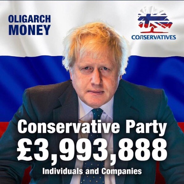 I just dont know how he can square this with his support for Ukraine 😮

The  Tories  are bankrolled  by  roubles.  
#GutterGoverment #ToriesOut228 #GeneralElectionNow