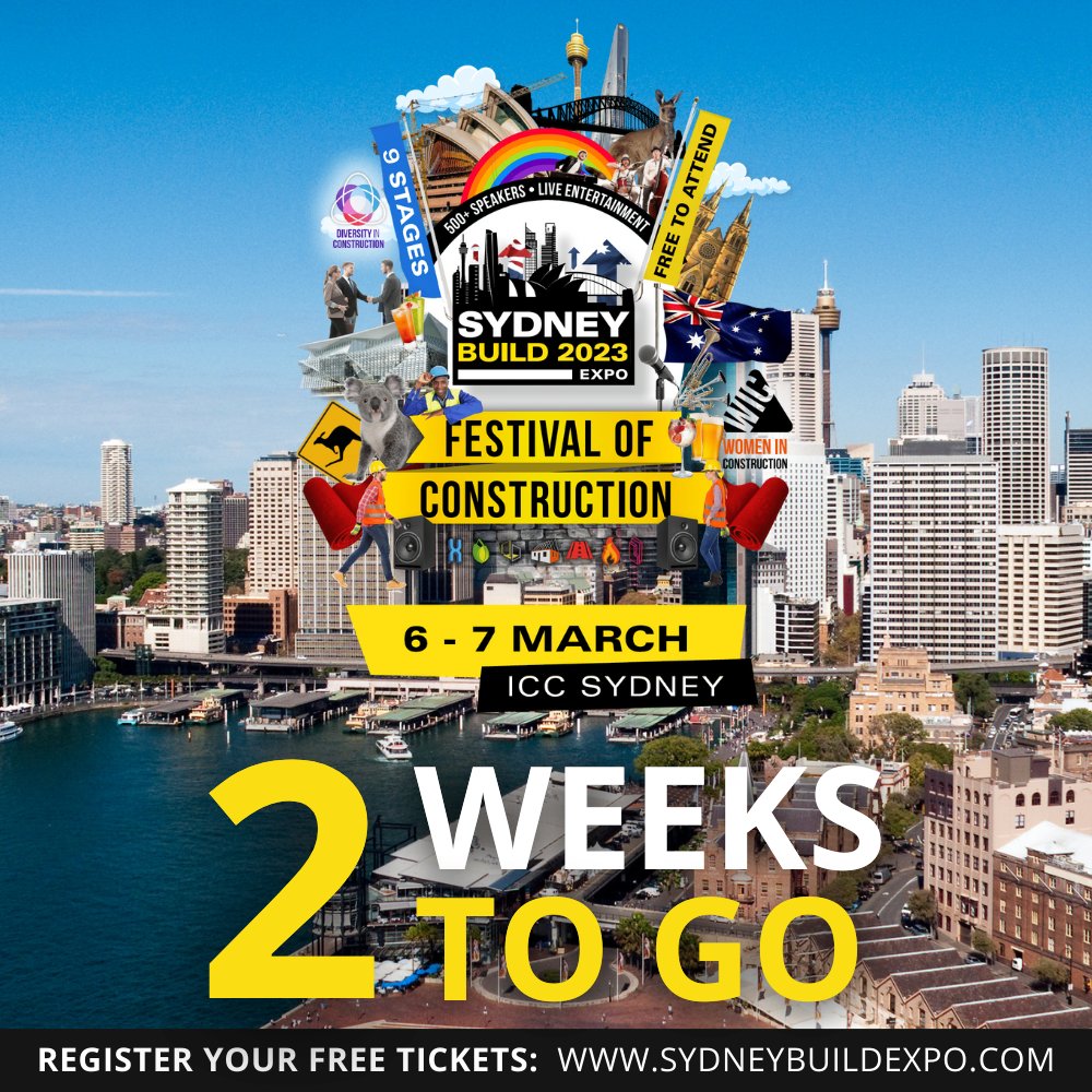 ResolutionInst's tweet image. Only two weeks left to go for #SydneyBuild - have you registered yet?
Resolution Institute is delighted to be partnering with them again this year
Register here: tinyurl.com/4yd3fbnp
#sydneybuild #building #construction