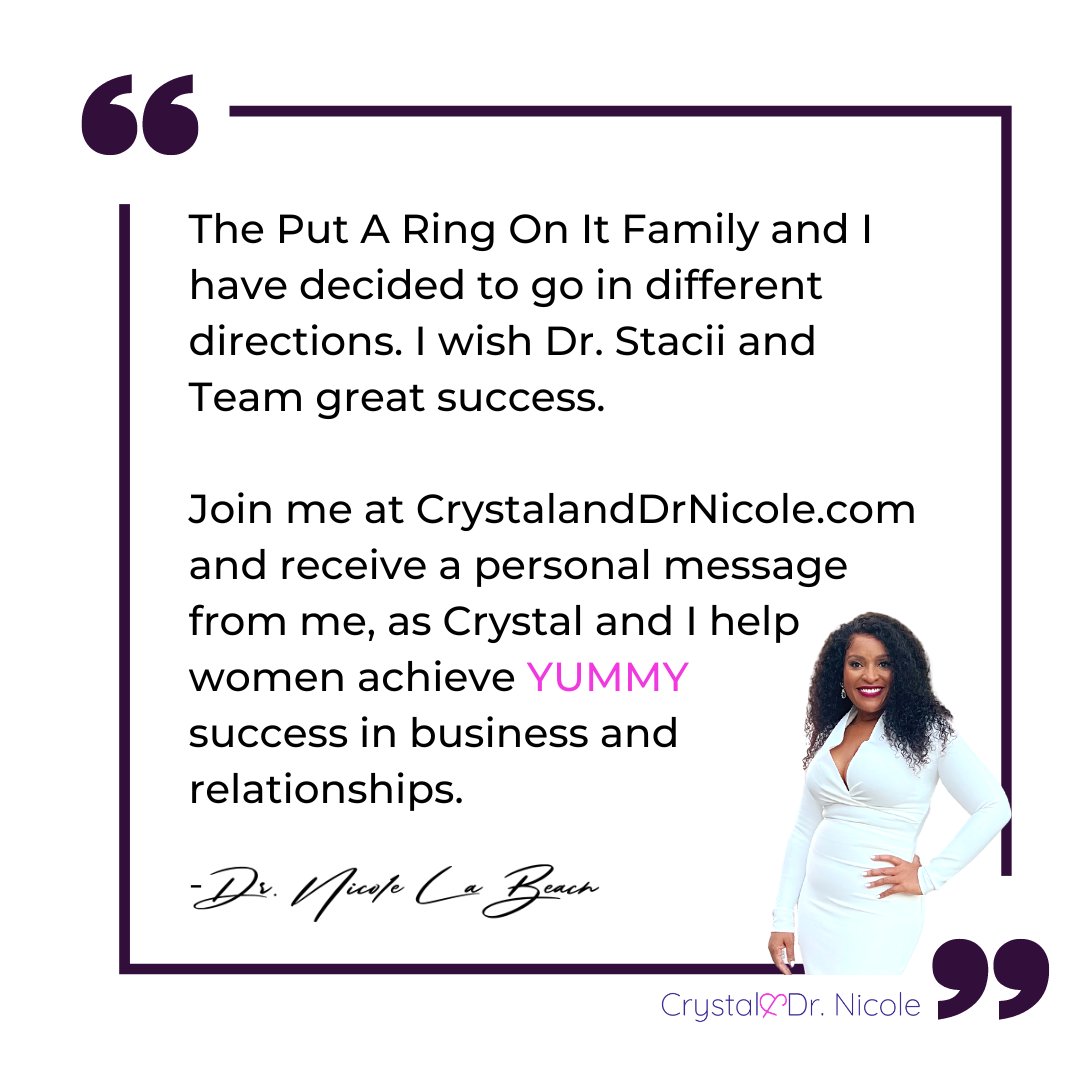 askdrnicole's tweet image. CrystalandDrNicole.com

#crystalanddrnicole #womanunlimitedlive #iamshe #crystalkhalil #nicolelabeach #askdrnicole #drnicolelabeach #yummylife #womensupportingwomen #FemaleLeadership #WomenInSTEM #SheisEmpowered #WomenOfImpact #OWNyourMoment #OWNtheDay #LiveTheLifeYouLove