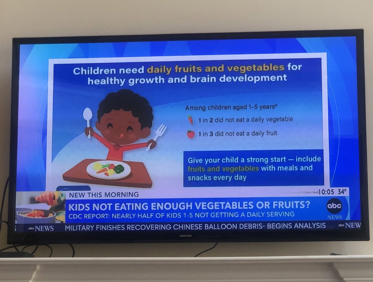 CoronaMama1's tweet image. Children aren’t getting recommended servings of fruits and vegetables daily. Make it fun! Fruit race cars. Idea courtesy of @IamTabithaBrown #TabTime #CotonaMamas