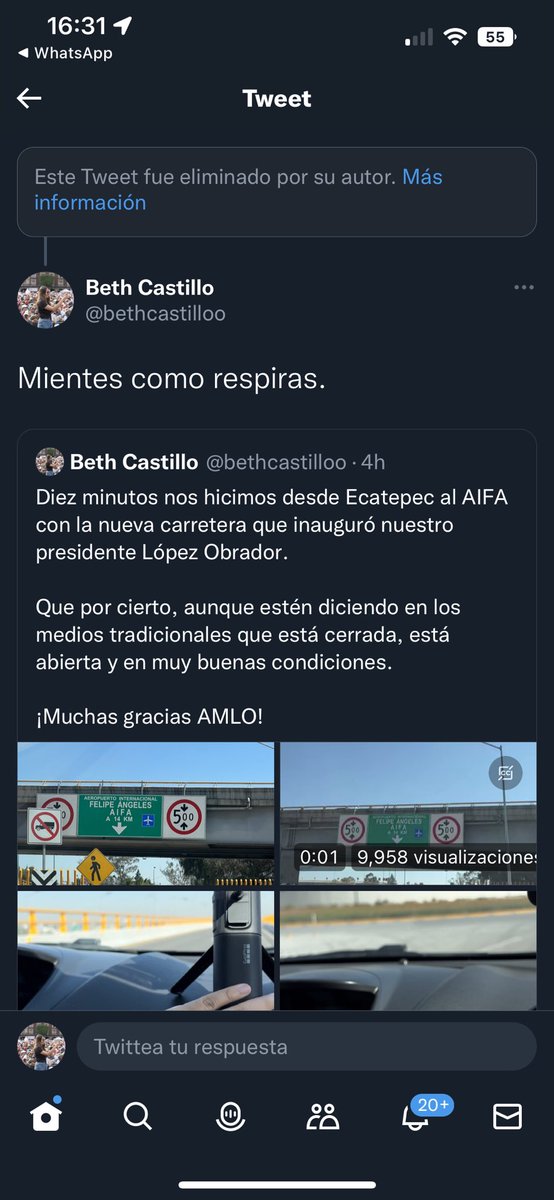 bethcastilloo's tweet photo. ¿Qué pasó @CarlosLoret? ¿Por qué eliminaste tu tweet lleno de mentiras? https://t.co/JC4f0aq7J8