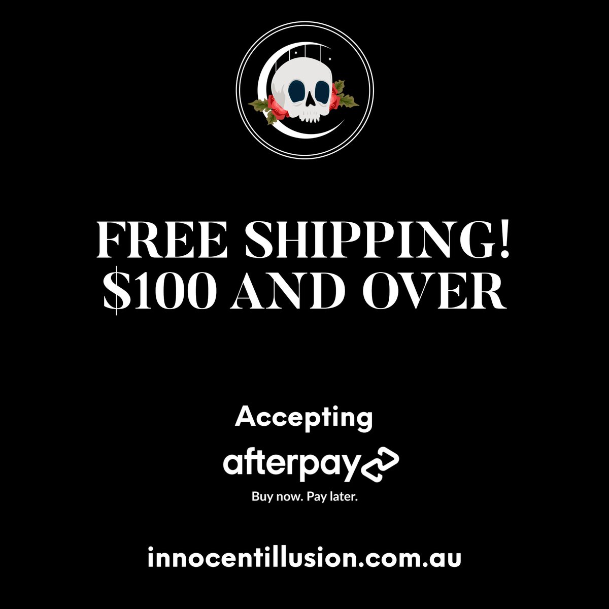 InnocentIlusion's tweet image. FREE SHIPPING!
$100 and over
Applied at Checkout ♡
.
.
#punkrock #alternative #emo #skate #skatelife #emoboy #emogirl #alternativefashion #alt #altfashion #love #art #picoftheday #anime #gig #concert #summer #summervibes #goth #gothgoth #gothfashion #pastelgoth