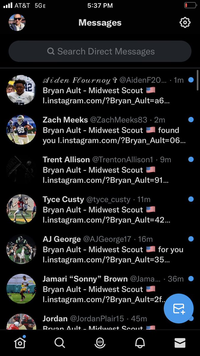My DMs. People what is going on.