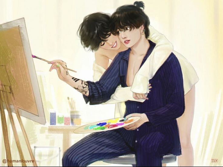 kpop5201's tweet photo. #taekook #taekookfanart #kookv #kookvfanart https://t.co/ejO1BmYTG0