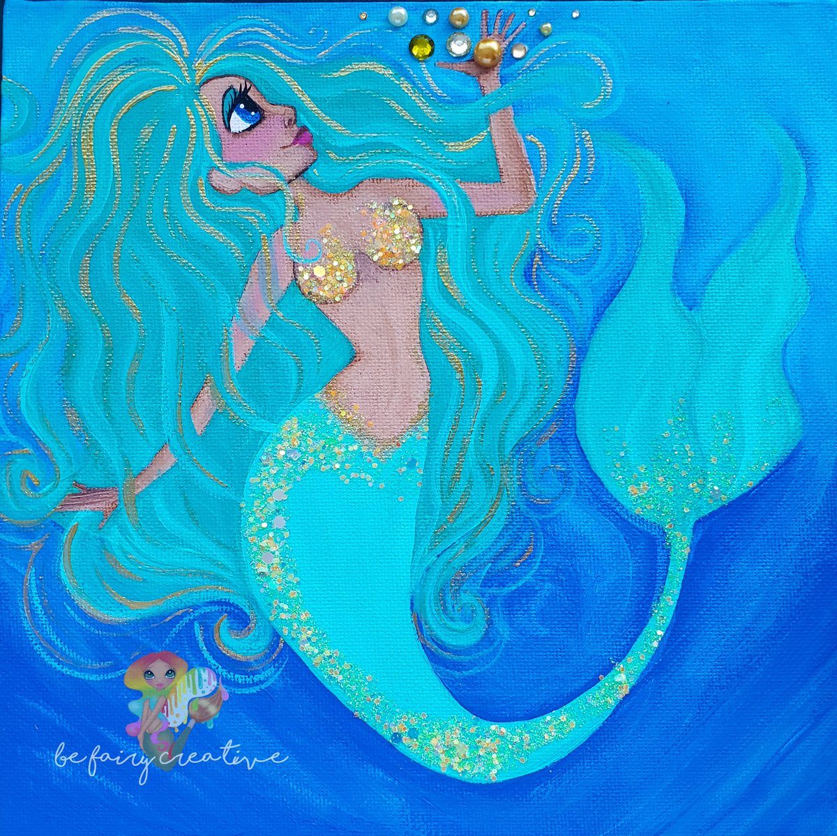#Mermaids #mermaidlover #painting #sparkle