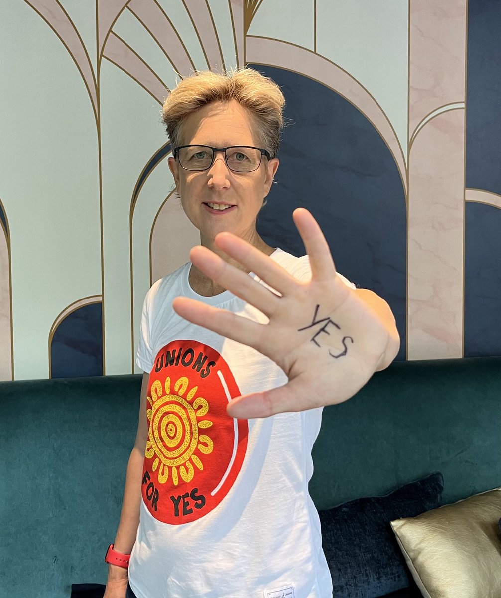 sallymcmanus's tweet photo. I’m supporting #yes23. Basic respect means recognition and giving people a say. We will be a better, more united country as a result. 65 000 years is something all Australians should be proud of https://t.co/Lwz7LeSBPu