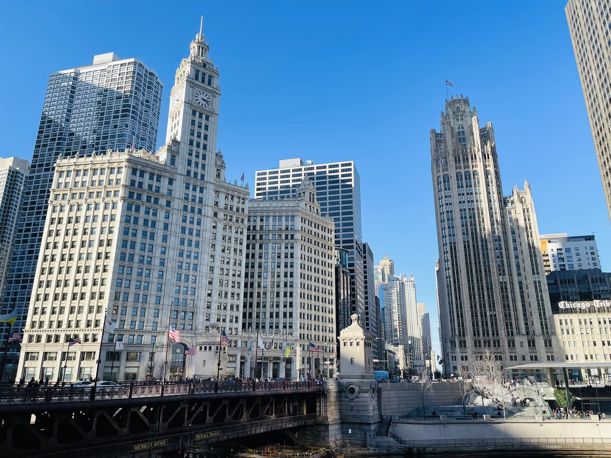 Beautiful February day in Chicago.