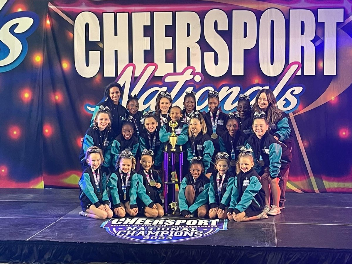 Your 3x Cheersport National Champions in the Mini Level 2 division!! #3rdtimesacharm