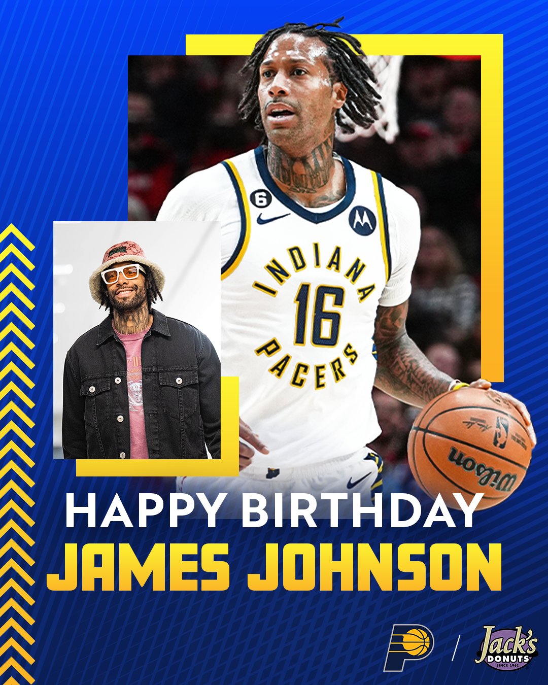 Wishing a happy birthday to the vet, James Johnson.  | 