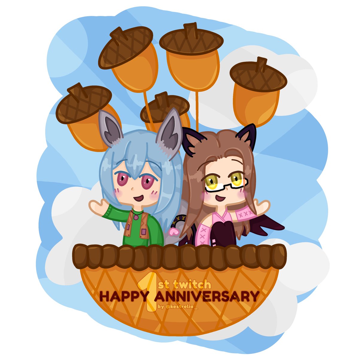 squirrelygame20's tweet photo. 7 hours left in the Subathon. 1 of 4 raffles unlocked. And an amazing gift of a #GCrazyArt / #Artyummi from @Kestrelia_ https://t.co/D5kh2tMGUm