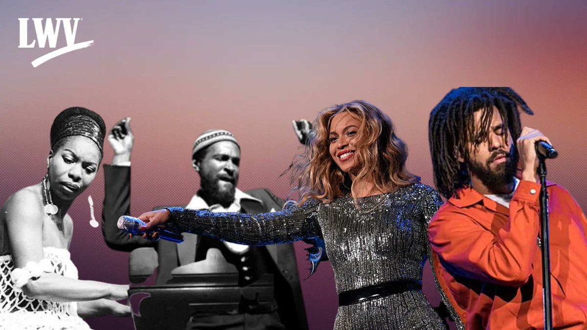 LWV's tweet photo. Check out these playlists featuring just a fraction of the music by Black artists that is rooted in activism, hopefulness, and Black joy. #BlackHistoryMonth 
https://t.co/R9qn7qj2lC https://t.co/rCSejz36Ad