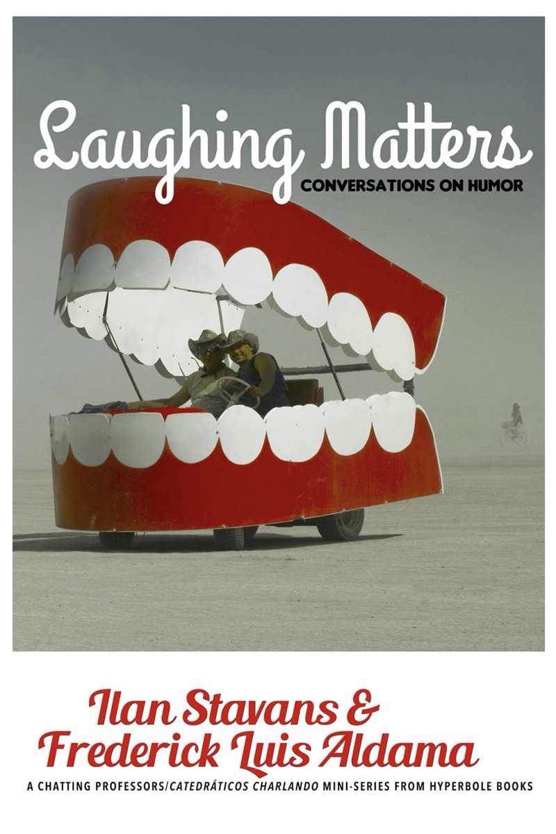 SDSUPress's tweet photo. A stunningly engaging moment in the history of comedy / ludic studies! @IlanStavans and @ProfessorLatinx book LAUGHING MATTERS ➡️ https://t.co/Lfm2zGTTfQ

#comedy #comicstudies #ludic #laughter #scienceoflaughter 

Book design by @eyegiene https://t.co/j4jX6UWYN9