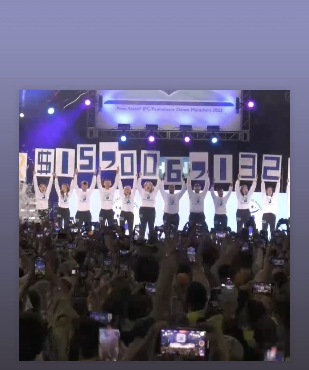 KASpang11's tweet photo. PSUThon Weekend in support of pediatric cancer research just ended! THON is the world’s largest student-run philanthropy. It was a long weekend for the kids and a great way to bring the community together. @PENNSTATEU1
#PSUThon https://t.co/8M2ysuYmhN