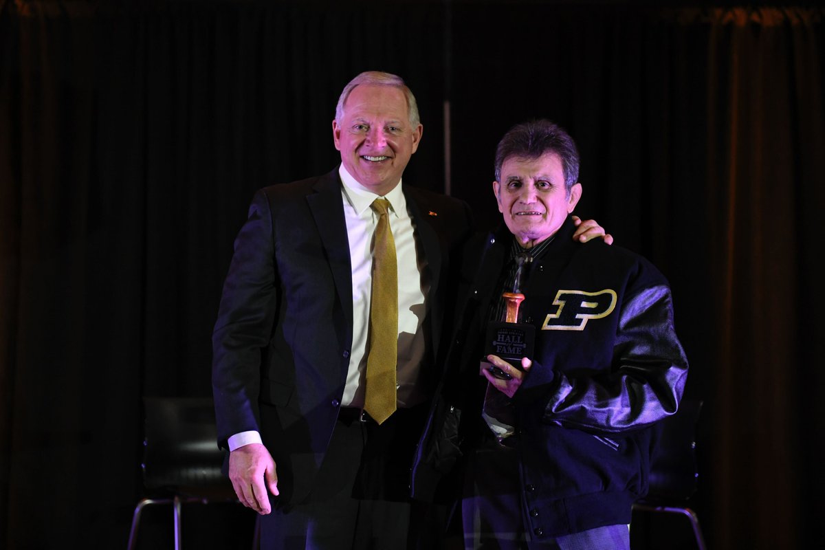 PurdueWrestling's tweet photo. In the Hall where he belongs 💛🖤

Congrats again to Joe Corso for being named to the Leroy Keyes  Purdue Athletics Hall of Fame! https://t.co/JxMigQioln