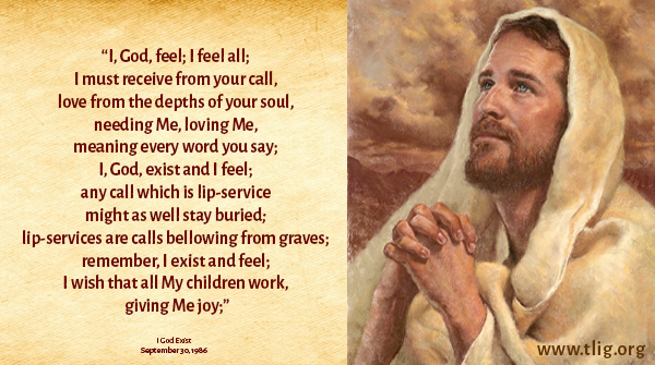 TrueLifeinGod's tweet image. Always pray from your heart, meaning every word, because Jesus is listening; He is there with you, listening to your heart! Read the entire message: ww3.tlig.org/en/messages/4/  #PrayWithYourHeart   #prayToJesus  #PrayWithMeaning  #MeanEveryWord