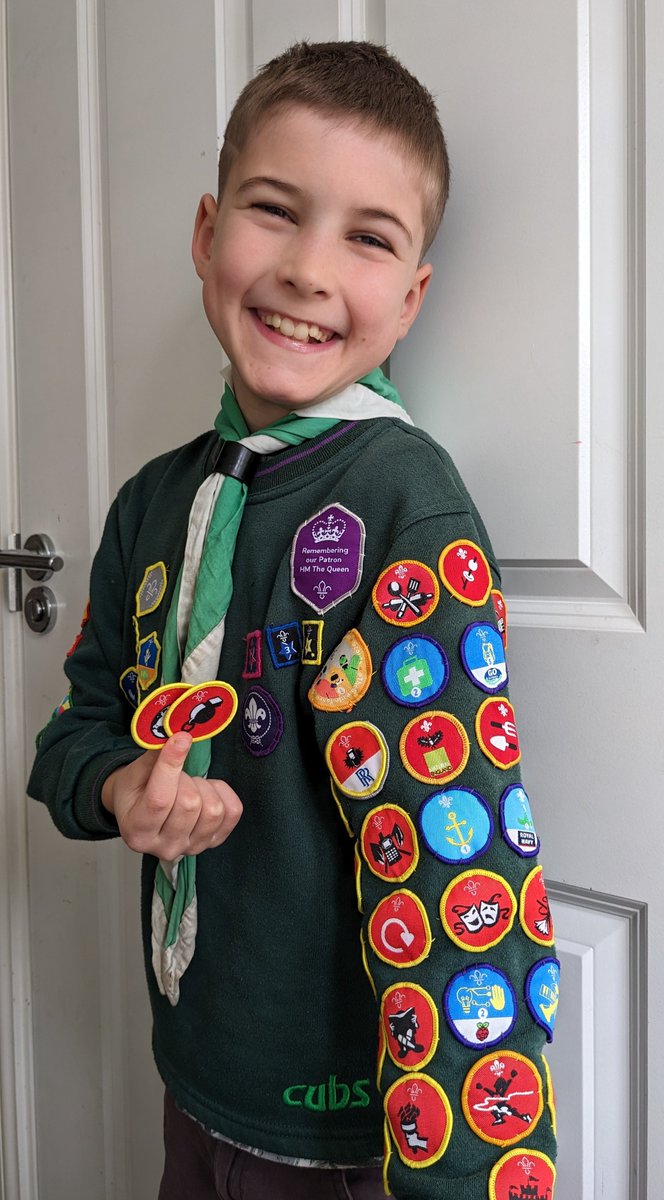 Congratulations to one of the Cubs at Flitwick Scout Group who achieved all of the Cub Activity Badges! There are a lot to get (and only so much sleeve space...!), well done!
flitwickscoutgroup.org.uk/Links/News?New…
<a href="/bedsscouts/">Bedfordshire Scouts</a> <a href="/LLieutenantBeds/">Lord-Lt Bedfordshire</a>