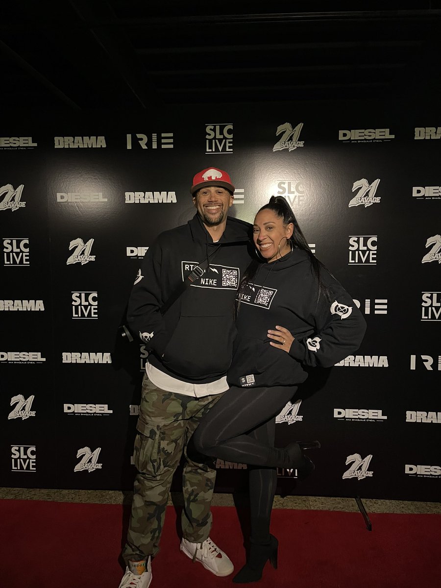 SirSnapback3's tweet photo. Last night @rtfkt took over the Union Center in downtown Salt Lake City for All-Star Weekend! The party was so lit!!! DJ Irie and @SHAQ killed their DJ sets with @GuyFieri @official_flo &amp; @FlavorFlav in the building. Thanks @clegfx &amp; @CloneXUtah for being great hosts!🫡 https://t.co/Fw6RIO9bIM