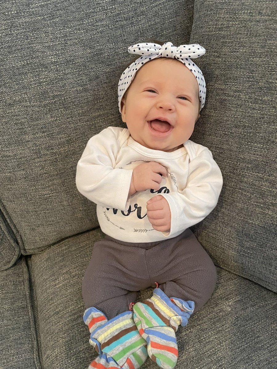 lactationcoll's tweet photo. Given all the viruses around New England now, 5 week old Izzy appreciates the secretory IgA in her mom’s milk. https://t.co/sR92XjAI3r https://t.co/l2Aofhbq3M