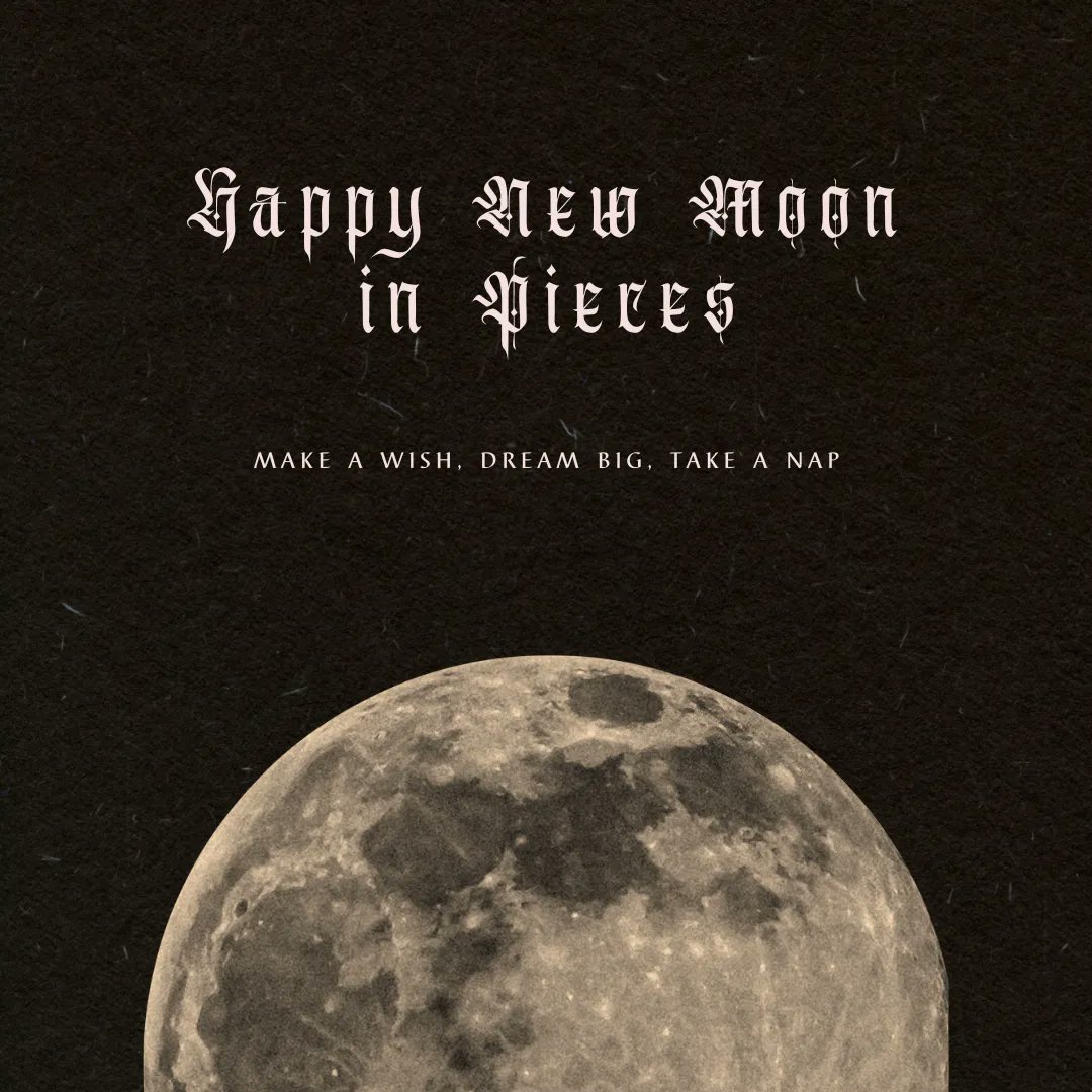 themadamedavina's tweet photo. Happy New Moon in Pieces!
Make a Wish
Dream Big
Take a Nap
#newmoon #dreamyvibes #makeawish #
#witchesoftwitter #witch #witchyvibes #everdaymagic https://t.co/m7hGXgAHb1