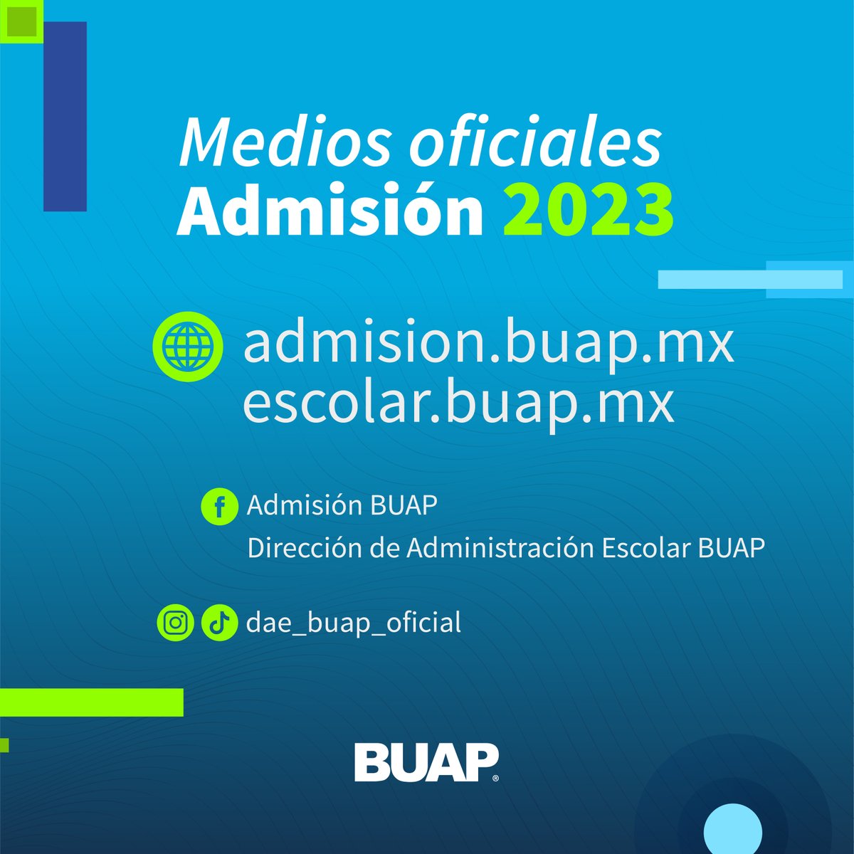 HeraldoPue's tweet photo. #AdmisionBUAP 🤓📚 https://t.co/X0pRp20BjL