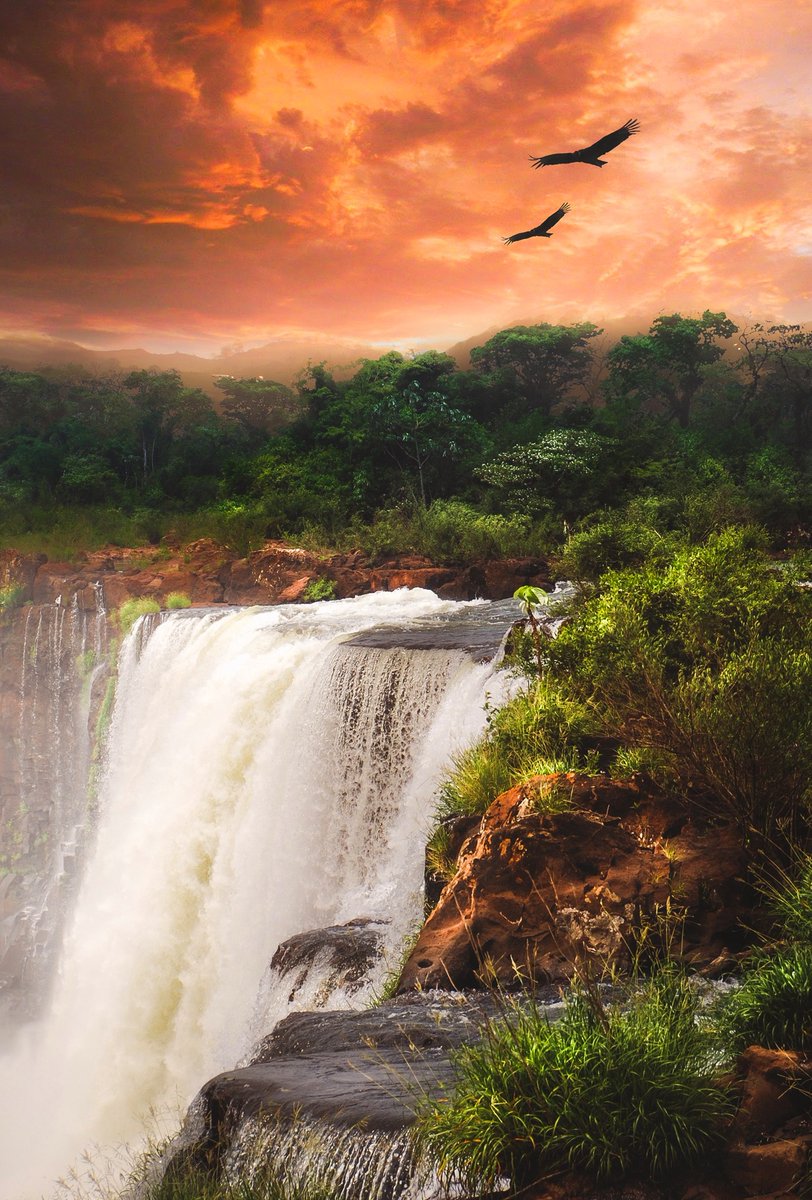 LoveSongs4Peace's tweet photo. " Waterfall art ... "   🚿🌊 https://t.co/7A81GfHN0I