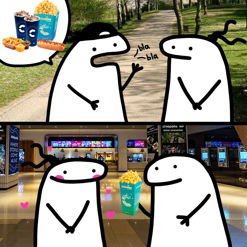 ¡Quédate con aquel que te dé palomitas y no solo te las prometa!