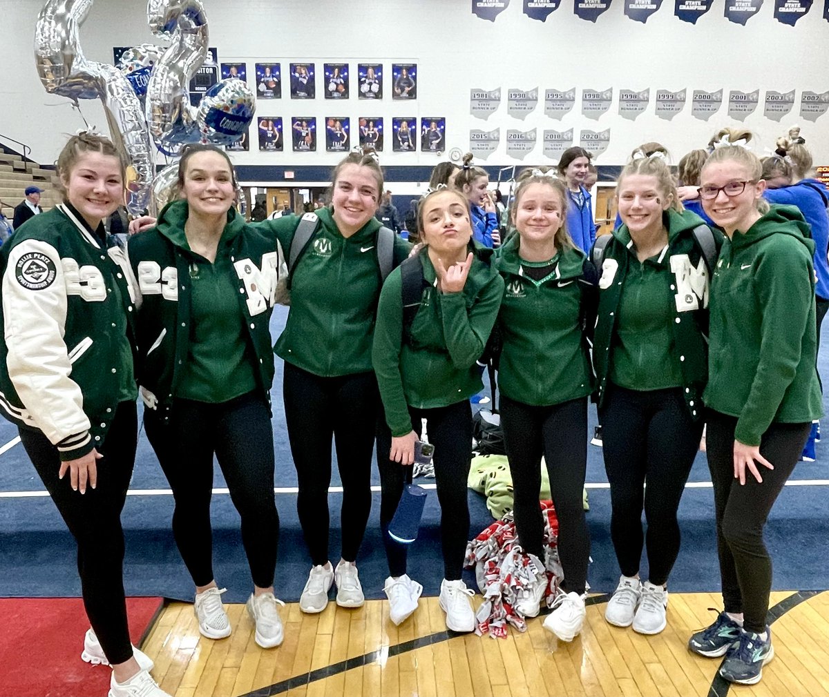 ‼️The FIRST team in Medina COUNTY history to qualify 7️⃣ different individuals to Districts‼️

▪️Hailey Hofmann — V
▪️Anna Schork — BB/FX
▪️Madison Lee — UB/FX
▪️Macy Maxworthy — UB/BB
▪️Kendall Perfect — V/UB/AA
▪️Maddy Todorovich — UB/BB/FX/AA
▪️Colleen Johnson — V/UB/FX/AA