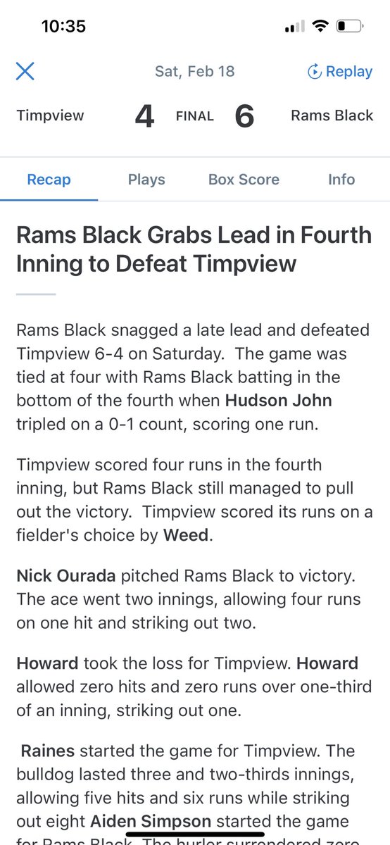 ramfambaseball's tweet photo. It’s baseball season!

Rams go 4-0 in pool play at the President’s Day tourney in St. George this weekend. 😤😤😤

Horns up on The Hill! 🤘🏼 https://t.co/vTXwa2zci9