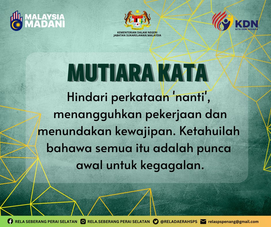 RELA DAERAH SPS tweet media