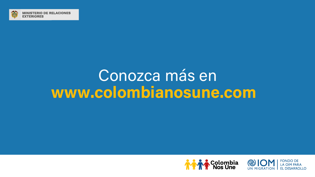 ColombiaNosUne's tweet photo. ¿#SabíaQue tener claros los conceptos de la Política Integral Migratoria es vital para que los colombianos que están fuera del país accedan a sus beneficios?
Este es un trabajo conjunto entre @CancilleríaColombia, @ColombiaNosUne y @FondoDeLaOIMParaElDesarrollo #IOMDevFund https://t.co/MECnaANyO7