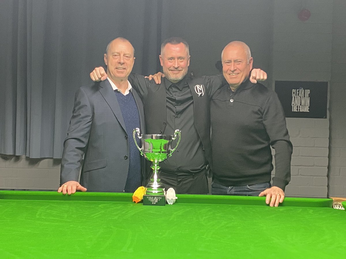 Janette0810's tweet photo. I am so proud of the legend that is @Aboflondon4 - he’s only gone and qualified to play in the final stages of the World Seniors at the Crucible in May.  Dad would be over the moon and so so proud of you #DareToDream https://t.co/d8Qo8NyfHF