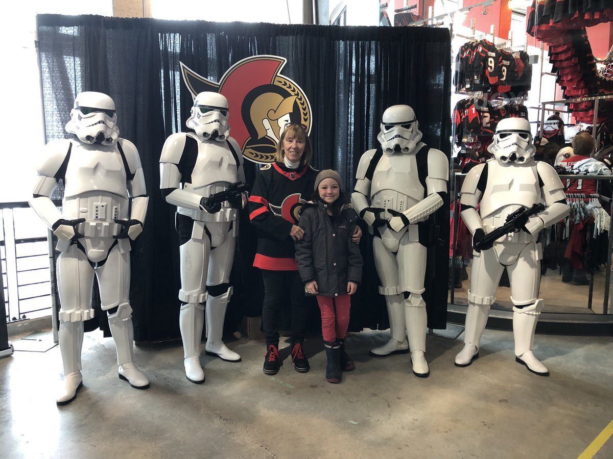 Jcurryhill's tweet photo. Sens win 7-2. The force was with them. https://t.co/tM5yhqF0Rq