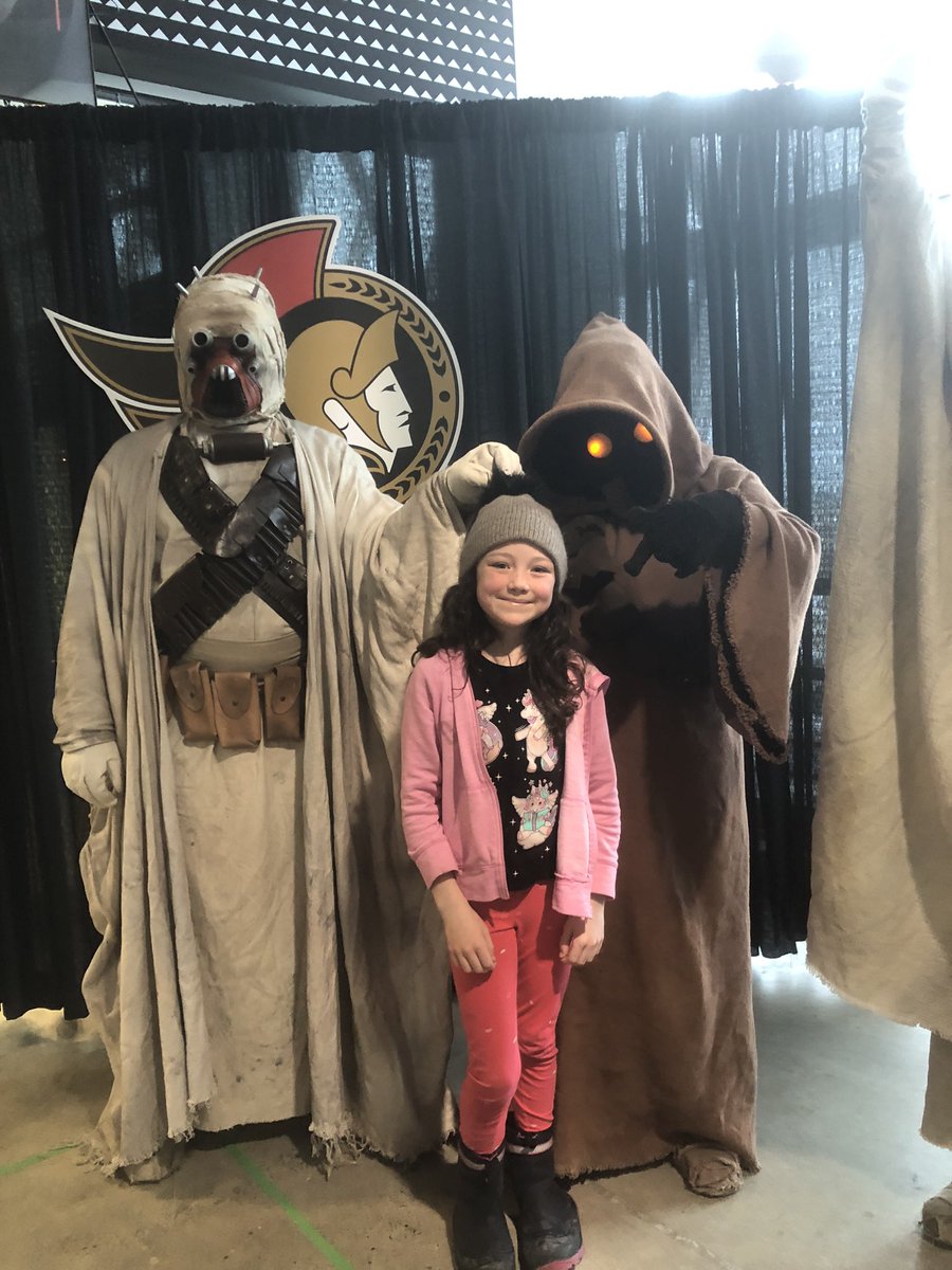 Jcurryhill's tweet photo. Sens win 7-2. The force was with them. https://t.co/tM5yhqF0Rq
